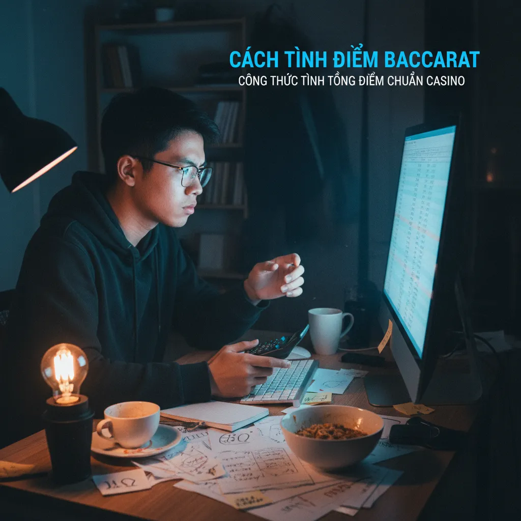 Diễn biến rút lá bài thứ 3 trong một ván Baccarat