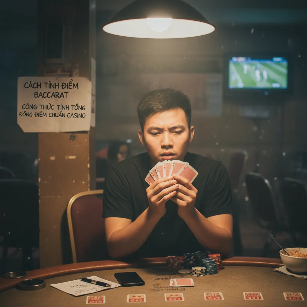 Quy tắc "bỏ hàng chục" khi tính điểm Baccarat